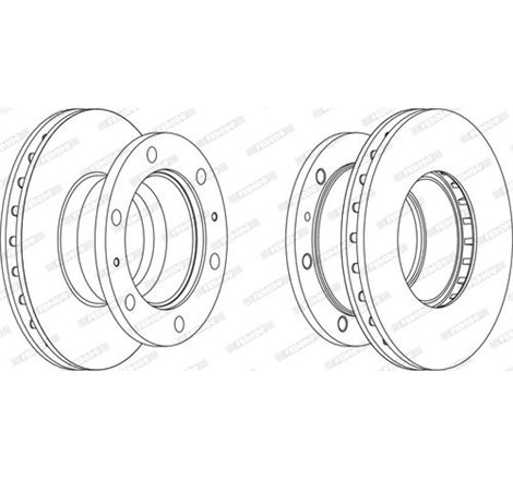 Disc frana spate DR-ST 330mmx32mm IVECO EUROCARGO I-III. EUROCARGO V. MAGIRUS 09.00- - Brembo-09.A315.60
