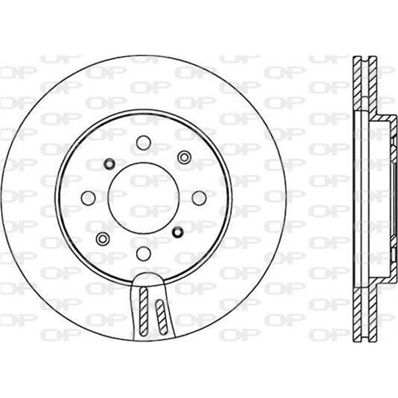 Disc frana Fata DR-ST HONDA CITY V. JAZZ II. JAZZ III 1.2-1.3-1.4 03.02- - Brembo-09.A357.10