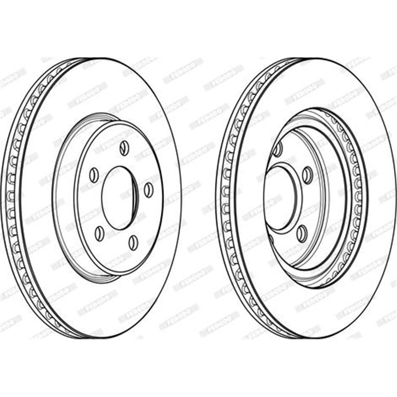 Disc frana Fata DR-ST CHRYSLER 300C. DODGE CHALLENGER. CHALLENGER SE. CHALLENGER SRT8. CHARGER. MAGNUM. MAGNUM II 2.7-6.4 09.04-