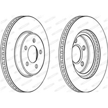 Disc frana Fata DR-ST CHRYSLER 300C. DODGE CHALLENGER. CHALLENGER SE. CHALLENGER SRT8. CHARGER. MAGNUM. MAGNUM II 2.7-6.4 09.04-