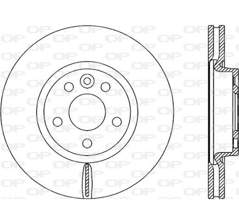 Disc frana Fata DR-ST VOLVO S60 II. S80 II. V60 I. FORD MONDEO III. MONDEO IV 1.6-2.5 10.00-01.15 - Brembo-09.A427.21