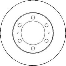 Disc frana Fata DR-ST TOYOTA FORTUNER. HILUX. HILUX VII. HILUX VIII 2.4D-3.0D 06.04- - Brembo-09.A634.11