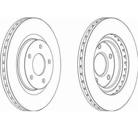Disc frana Fata DR-ST CHRYSLER 200. SEBRING. DODGE AVENGER. CALIBER. JOURNEY. JEEP COMPASS. PATRIOT. LANCIA FLAVIA. MITSUBISHI A