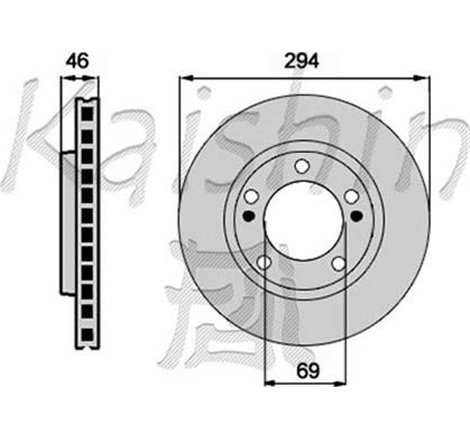 Disc frana Fata DR-ST CITROEN C-CROSSER. C-CROSSER ENTERPRISE. MITSUBISHI LANCER IV. LANCER VIII. OUTLANDER I. OUTLANDER II. OUT