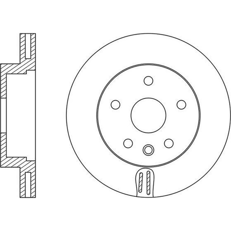 Brake disc. BREMBO Xtra. Drilled. fata . 320 mm. grosime 30 mm. AUDI A4 ALLROAD B8. A4 B7. A4 B8. A5. Q5 1.8-3.2 11.04-05.17 - B