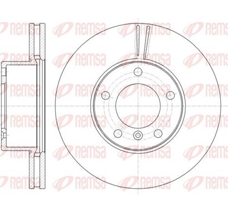 Disc frana Fata DR-ST MERCEDES G W461. G W463 2.0-6.0 09.89- - Brembo-09.A917.11