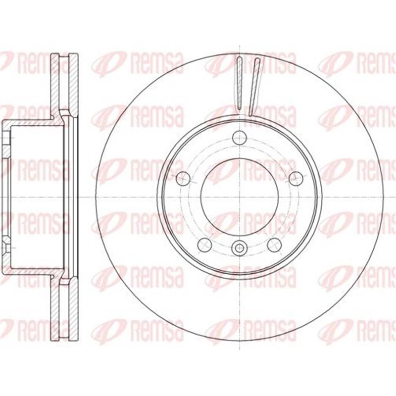 Disc frana Fata DR-ST MERCEDES G W461. G W463 2.0-6.0 09.89- - Brembo-09.A917.11