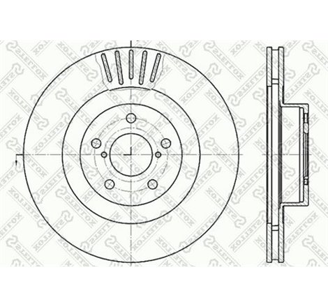 Disc frana Fata DR-ST SUBARU BRZ. FORESTER. IMPREZA. LEGACY III. LEGACY IV. LEGACY V. OUTBACK. XV. TOYOTA GR 86. GT 86 1.6-3.0 0