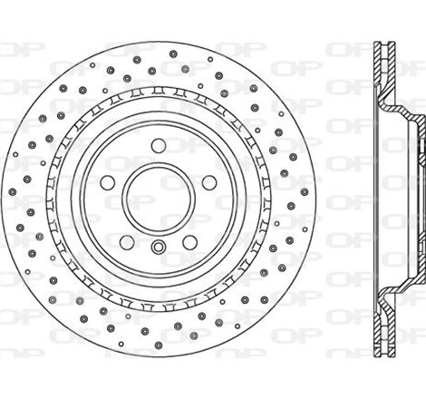 Disc frana Spate DR-ST MERCEDES GLE C292. GLE W166. M W166 2.2D-3.5 06.11-10.19 - Brembo-09.A959.21