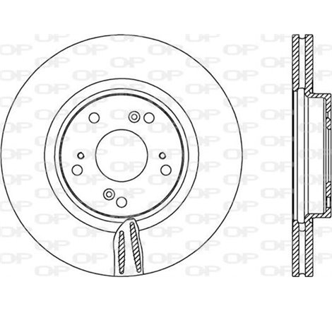 Disc frana Fata DR-ST HONDA ACCORD VIII 2.0-2.2D-2.4 06.08- - Brembo-09.B270.11