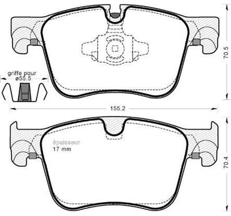Set placute frana Fata . DS DS 7. CITROEN BERLINGO. BERLINGO-MINIVAN. C4 GRAND PICASSO II. C4 PICASSO II. C4 SPACETOURER. C5 AIR
