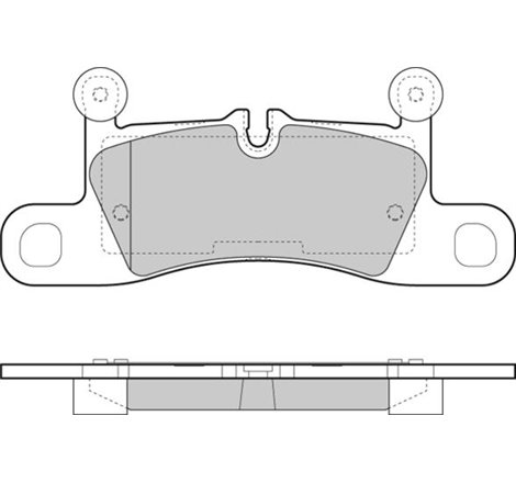 Set placute frana Spate AUDI E-TRON GT. PORSCHE 911. 911 TARGA. CAYENNE. TAYCAN. TAYCAN CROSS TURISMO. TAYCAN SPORT TURISMO. VW 