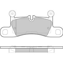 Set placute frana Spate AUDI E-TRON GT. PORSCHE 911. 911 TARGA. CAYENNE. TAYCAN. TAYCAN CROSS TURISMO. TAYCAN SPORT TURISMO. VW 
