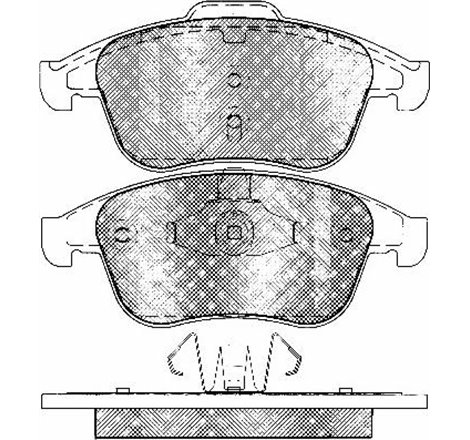 Set placute frana Fata . RENAULT CLIO IV. GRAND SCENIC III. LAGUNA. LAGUNA III. LATITUDE. MEGANE. MEGANE III. SCENIC III 1.2-3.5
