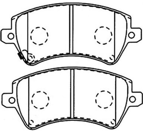 Set placute frana Fata TOYOTA COROLLA. COROLLA VERSO 1.4-2.0D 01.01-07.14 - Brembo-P 83 064