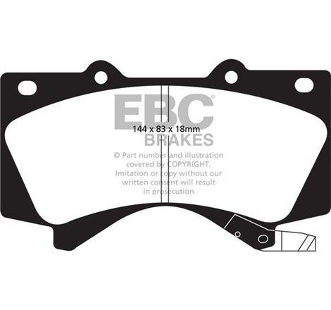 Set placute frana Fata fara optionale. HYUNDAI XG. LEXUS LX. TOYOTA LAND CRUISER 200. LAND CRUISER PRADO. SEQUOIA. TUNDRA 2.5-5.