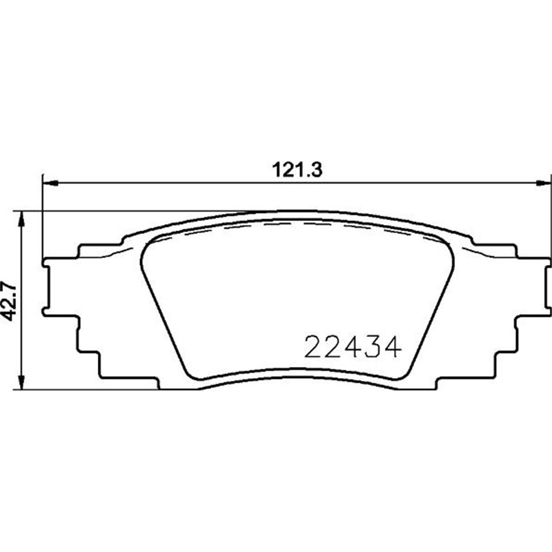 Set placute frana Spate fara optionale. LEXUS ES. RX. UX. TOYOTA CAMRY. C-HR. COROLLA CROSS. PRIUS. RAV 4 V. YARIS CROSS 1.2-3.5