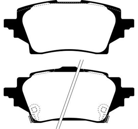 Set placute frana Spate MAZDA 2. SUZUKI SWACE. TOYOTA C-HR. COROLLA. YARIS 1.2-2.0H 10.16- - Brembo-P 83 178