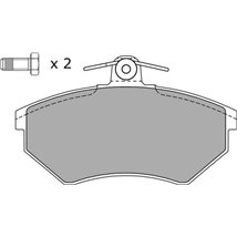Set placute frana Fata AUDI 100 C3. A4 B5. CHERY COWIN. FENGYUN. TIGGO. SEAT CORDOBA. CORDOBA VARIO. IBIZA II. INCA. TOLEDO I. V