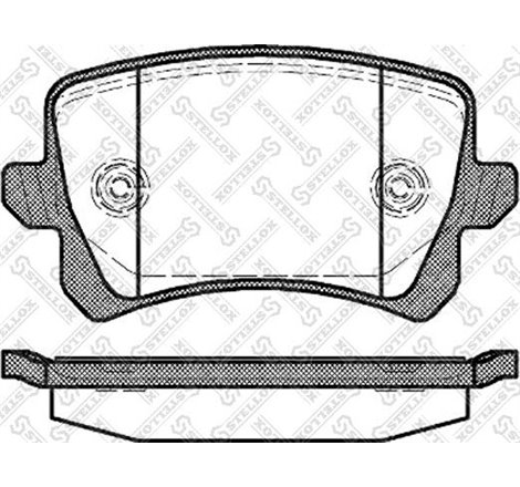 Placute de Frana - tuning. rear. road approval. Yes. AUDI A6 C6. Q3. SEAT ALHAMBRA. VW CC B7. GOLF V. PASSAT ALLTRACK B7. PASSAT