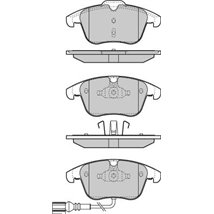 Placute de Frana - tuning. front. road approval. Yes. AUDI Q3. SEAT ALHAMBRA. VW PASSAT B7. SHARAN. TIGUAN 1.4-2.5 09.07-12.22 -