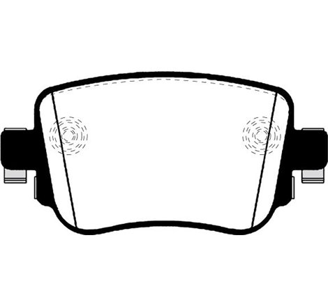 Set placute frana Spate AUDI A1. A1 ALLSTREET. A1 CITY CARVER. Q3. SEAT ALHAMBRA. LEON. LEON SC. LEON ST. SKODA OCTAVIA III. OCT