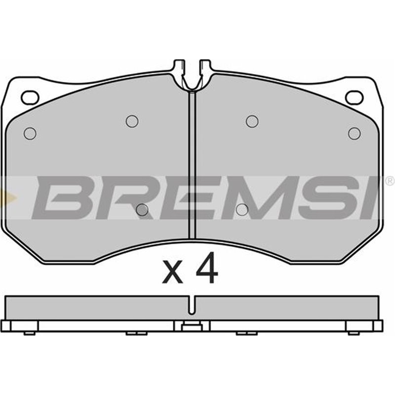 Set placute frana Fata AUDI A6 ALLROAD C8. A6 C7. A6 C8. A7. A8 D4 1.8-6.3 10.10- - Brembo-P 85 175