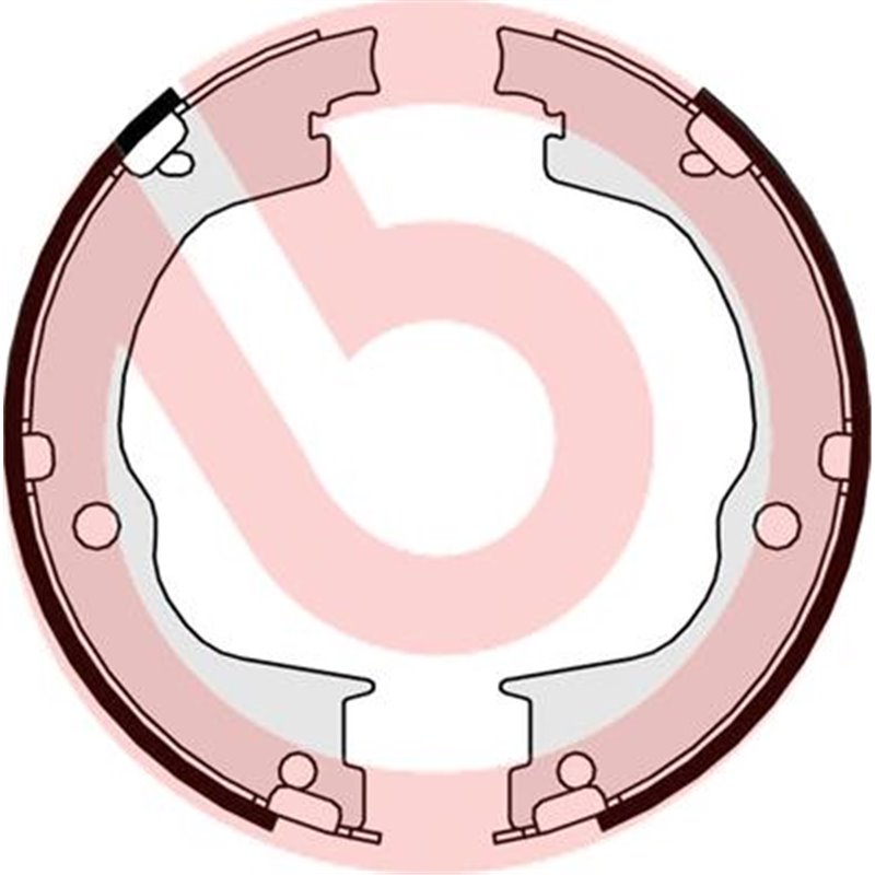 Sabot frana CHEVROLET CAPTIVA. EQUINOX. OPEL ANTARA A 2.0D-3.4 04.03- - Brembo-S 10 515