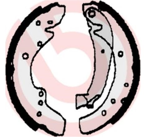 Sabot frana CITROEN JUMPER I. FIAT DUCATO. PEUGEOT BOXER 1.9D-2.8D 02.94-06.06 - Brembo-S 23 515