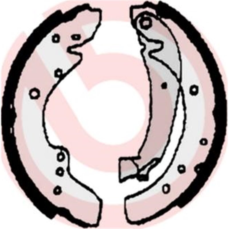 Sabot frana CITROEN JUMPER I. FIAT DUCATO. PEUGEOT BOXER 1.9D-2.8D 02.94-06.06 - Brembo-S 23 515