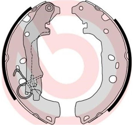 Sabot frana CADILLAC CTS. FIAT DOBLO. DOBLO CARGO. DOBLO-MINIVAN. FIORINO. FIORINO-MINIVAN. IDEA. QUBO. LANCIA MUSA. OPEL COMBO 