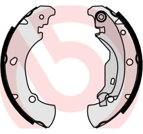 Sabot frana FIAT BRAVA. BRAVO I. MAREA 1.2-2.4D 10.95-12.02 - Brembo-S 23 519