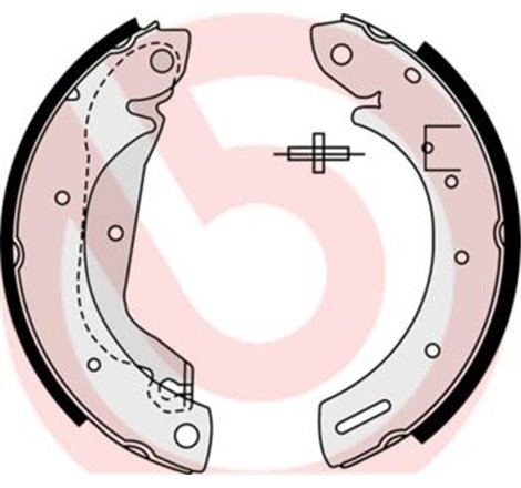 Sabot frana FORD MAVERICK. NISSAN TERRANO II. VANETTE CARGO 1.6-3.3 10.92- - Brembo-S 23 577