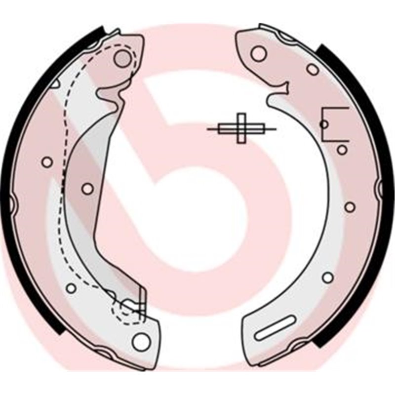 Sabot frana FORD MAVERICK. NISSAN TERRANO II. VANETTE CARGO 1.6-3.3 10.92- - Brembo-S 23 577