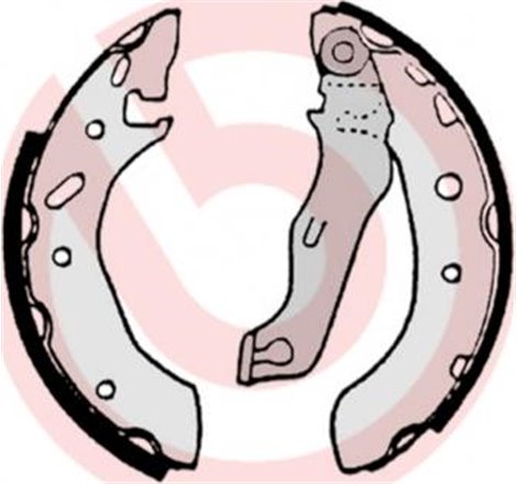 Sabot frana FORD FIESTA IV. FIESTA-HATCHBACK. FIESTA-MINIVAN. KA. PUMA. MAZDA 121 III 1.0-1.8D 08.95-11.08 - Brembo-S 24 529