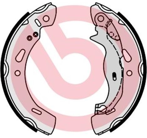 Sabot frana FORD FIESTA VI. KA III 1.0-1.6D 06.08- - Brembo-S 24 548