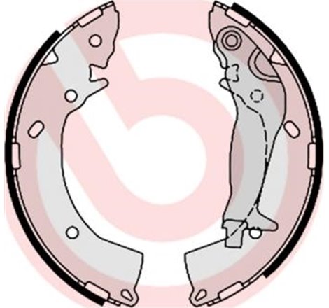 Sabot frana HYUNDAI ACCENT V. BAYON. ELANTRA V. GETZ. I20 III. KIA RIO IV. STONIC 1.0-1.6D 09.02- - Brembo-S 30 519