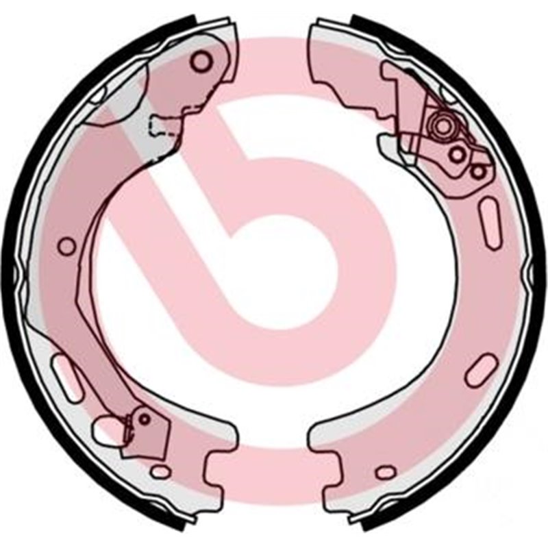 Sabot frana LAND ROVER DISCOVERY III. DISCOVERY IV. RANGE ROVER SPORT I. RANGE ROVER SPORT II 2.7D-5.0 07.04- - Brembo-S 44 509