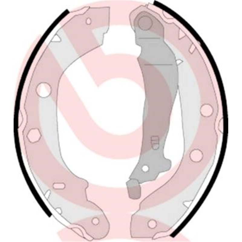 Sabot frana FIAT DOBLO. DOBLO CARGO. NISSAN KUBISTAR. PRIMERA. RENAULT KANGOO. KANGOO EXPRESS. KANGOO II 1.2-2.0D 06.96- - Bremb