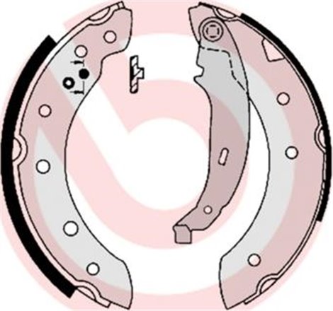 Sabot frana CITROEN SAXO. XSARA. XSARA-HATCHBACK. ZX. DACIA LOGAN. LOGAN EXPRESS. LOGAN MCV. SANDERO. SOLENZA. PEUGEOT 106 II. 1