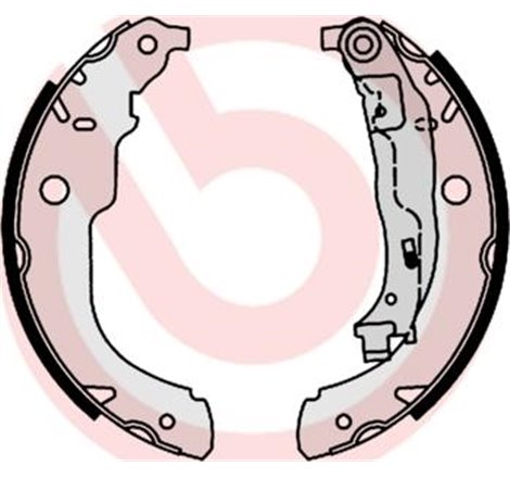 Sabot frana DS DS 3. CITROEN C3-C3 ORIGIN III. C3 II. C3 III. C-ELYSEE. DS3. PEUGEOT 207. 207-HATCHBACK. 208 I. 208-HATCHBACK. 3