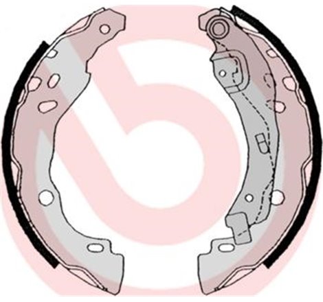 Sabot frana DS DS 3. CITROEN C3-C3 ORIGIN III. C3 II. C4 CACTUS. C-ELYSEE. DS3. DACIA LOGAN. LOGAN II. LOGAN MCV. LOGAN MCV II. 