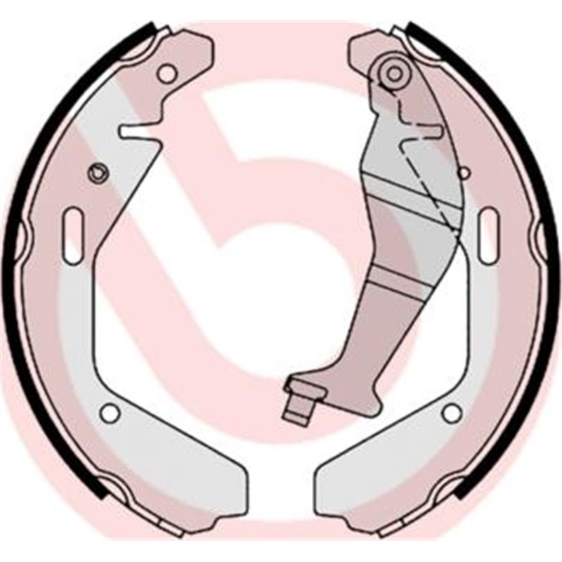 Sabot frana OPEL AGILA. SUBARU JUSTY III. SUZUKI IGNIS I. IGNIS II. WAGON R. WAGON R 1.0-1.5 05.00- - Brembo-S 79 502