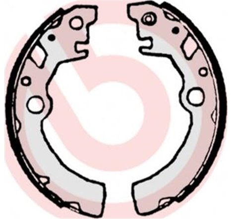 Sabot frana SUZUKI WAGON R. WAGON R 1.0-1.2-1.3 02.98- - Brembo-S 79 519