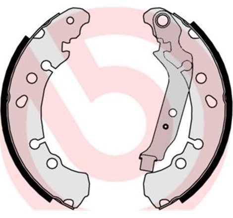 Sabot frana DAIHATSU CHARADE VIII. TOYOTA AYGO X. YARIS. YARIS-VIOS. YARIS-HATCHBACK 1.0-1.8 08.05- - Brembo-S 83 513