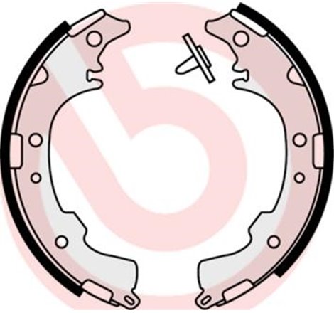 Sabot frana DAIHATSU EXTOL. TERIOS. TOYOTA GAIA. NADIA. PICNIC. RUSH 1.3-2.2D 05.96- - Brembo-S 83 540