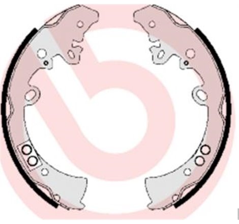 Sabot frana TOYOTA HILUX VII. HILUX VIII 2.4D-3.0D 11.04- - Brembo-S 83 550