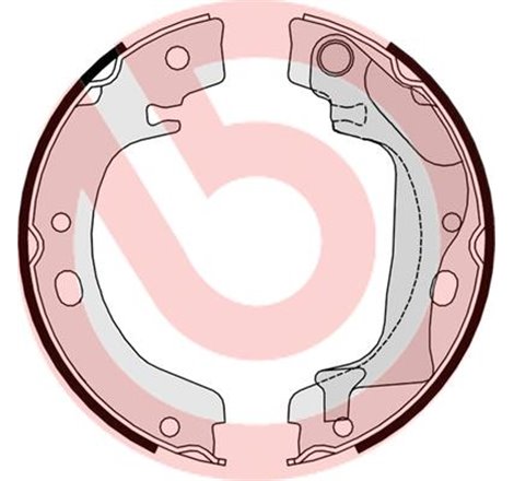 Sabot frana TOYOTA COROLLA 1.3-2.0D 01.01-12.18 - Brembo-S 83 560