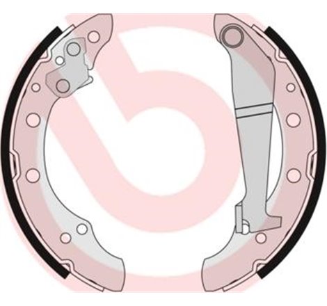 Sabot frana AUDI 100 C2. 80 B1. 80 B2. 80 B3. 90 B2. 90 B3. COUPE B2. SEAT TOLEDO I. SKODA FABIA I. VW PASSAT B1. PASSAT B2. POL