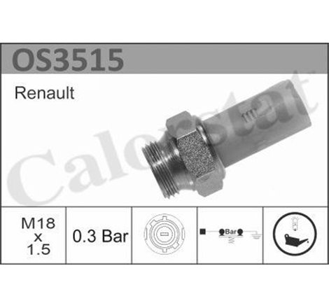Senzor,presiune ulei - Calorstat by Vernet-OS3515